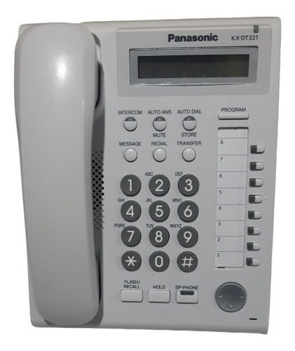 Lote De 3 Telefonos Digital Panasonic Kx-dt321 Base Adaptada