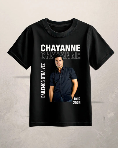 Playera Chayanne Bailemos Otra Vez Tour 2026 Todas Las Talla