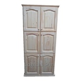 Despensero 80cm 6 Puertas C/bisagras Italianas De Pino