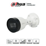 Cámara De Seguridad Exterior Ip Dahua 4 Mp Bullet Audio Poe Color Blanco