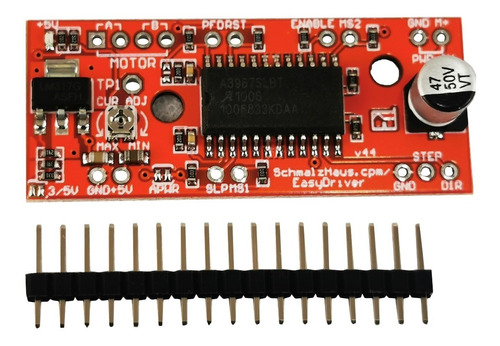 Controlador De Motor A Pasos Easydriver A3967