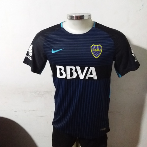 Camiseta De Boca Azul Suplente 2018 Nike  Etiqueta Dorada