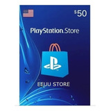 Psn Card Us$50 Playstation Para La Store Usa