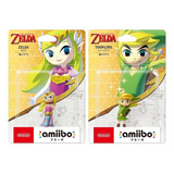 Dupla Amiibo Link E Zelda - Wind Waker