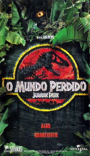 Vhs - O Mundo Perdido Jurassic Park  Jeff Goldblum - Dublado