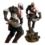 Boneco God Of War Kratos Grande Estátua Em Resina Coleção