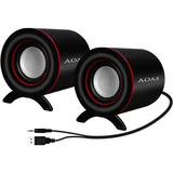 Parlantes Para Pc Aoas E-001 Altavoces Potentes 4w