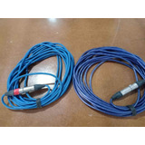 Juego De 10 Cables Xlr - Xlr De 10mts Conectores Neutrik