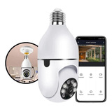 Camera Wifi Lampada Ip 360 Segurança Full Hd Visão Noturna