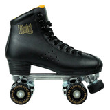 Patins Quad Traxart Gold Preto 58mm X 32mm Abec-9 + Brinde