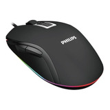 Mouse Gamer Philips G212 Color Negro