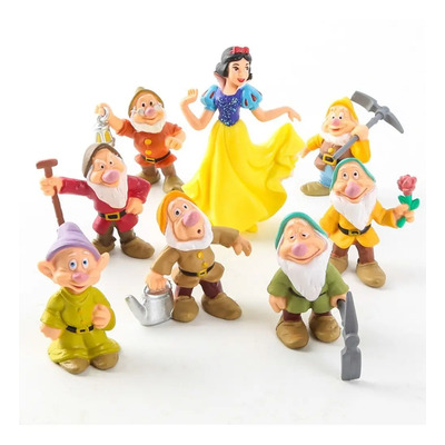 Blancanieves Y Los 7 Enanos Set 8 Figuras Blanca Nieves | Meses sin interés