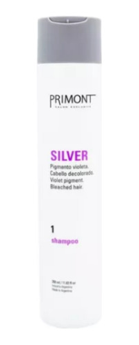 Primont Silver Shampoo Matizador Violeta Rubios Pelo 350ml
