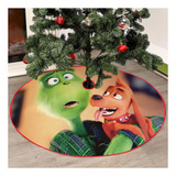 Decoración Navideña Con Falda De Árbol Grinch De 90 Cm