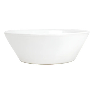 12 Platos Tazones Pozoleros Ceramica Blanca Vencort 750 Ml Color Blanco Pozolero | Meses sin interés