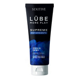 Gel Lubricante Intimo Masculino Sexitive Lube Supreme Frio