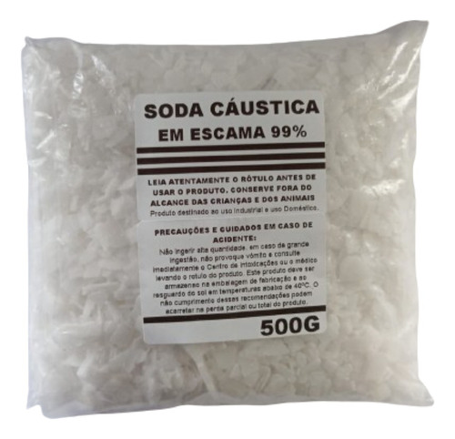 Soda Cáustica Escamas 99%  Alta Qualidade Korink 2kg