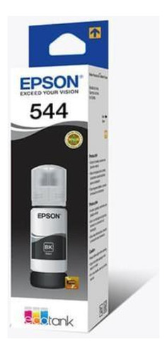 Tanque De Tinta Epson T544 Negro, 65ml