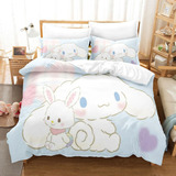 Juego Ropa Cama Cute Anime Baby Cinnamoroll Plus Size