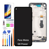 Pantalla Lcd Para Moto G8 Power Xt2041 Con Marco Original