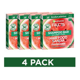 Shampoo Bar Garnier Hair Food Pack X4 Sandía 240g