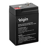 Bateria Selada Elgin 6v 4,5ah Alarme Moto Elétrica   