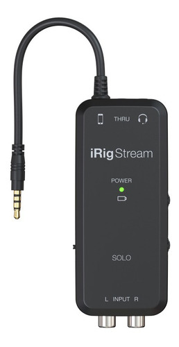 Interface Irig Stream Solo Para Streaming Live