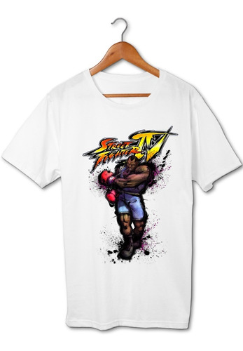 Street Fighter Balrog Remera Friki Tu Eres