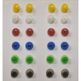 24 Botões Analogicos Coloridos P\ Controle Dualsense De Ps5