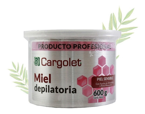 Cera Miel Depilatoria Para Piel Sensible 600g