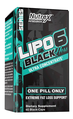 Termogénico Nutrex Lipo-6 Black Hers Ultra Concentrate 60