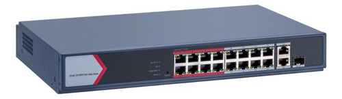 Switch Poe 16 Portas 100mbps Ds-3e1318p-ei/m  Hik