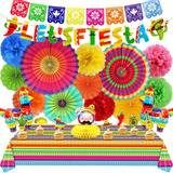 25 Pcs Fiesta Mexicana Decoraciones Del Partido, Llama ...