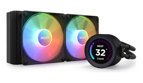 Refrigeración Líquida Aio Nzxt Kraken Elite Rgb 240mm Negro