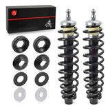 Front Strut Shocks Absorber & Pivot Ball Kit For Polaris Ran