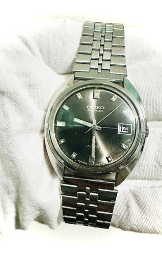 Reloj Seiko Vintage Automatic 17 Jewels, Grey Dial