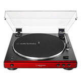 Toca Discos Bluetooth Audio-technica At-lp60xbt-rd-c Red