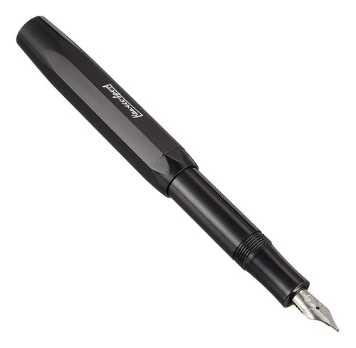 Pluma Estilográfica Kaweco 10000766 Skyline Sport, Negra, Me