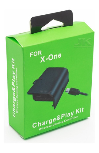 Kit Bateria + Cabo Carregador Controle Xbox One Recarregavel