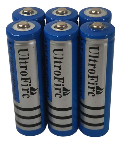 X6 Combo 18650 Recargable 6800mah Bateria Li-ion Cilindrica 