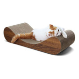 Rascador Para Gatos Scratchme Cama Lounge De Cartón, Madera