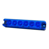 Faro Baliza Electronica 6 Leds Azul Secuencia De Destellos B