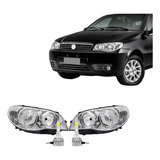 Juego Opticas Fiat Palio Weekend 2006 2007 Fc Ac + Cree Led