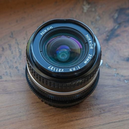 Gran Angular Lente Nikon Nikkor 20mm F/3.5 Ais Manual
