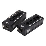 1 Par De Audio Xlr De 3 Pines O 6,3 Mm De 4 Canales Y Dmx A