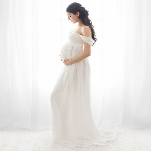 Vestidos De Maternidad Para Fotografía, Ropa, Vestido De Chi