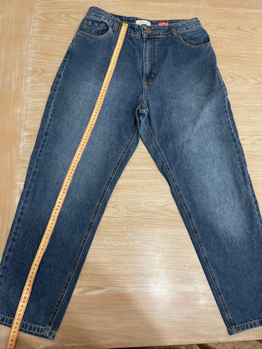 Jean Pantalón Mom Riffle Talle 32 Mujer Impecable