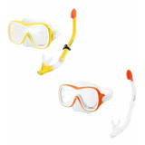 Kit Set Buceo Snorkel Esnorquel Visor Goggles Agua 8-14 Años