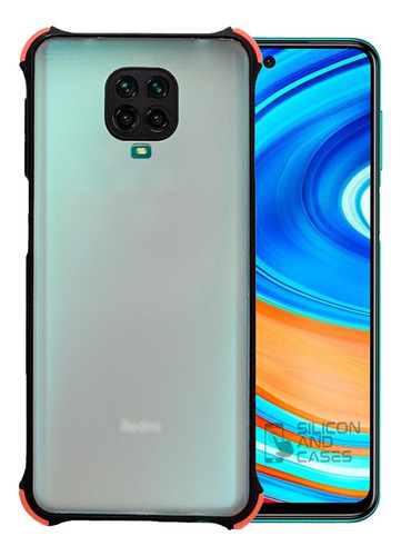 Carcasa Para Xiaomi Redmi Note 9 Pro Borde Neg Anti Prot Cam