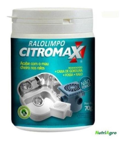 Limpa Caixa De Gordura Fossa Ralo Cano Citromax 70 Gramas